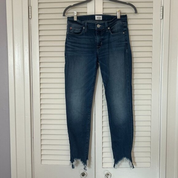 Hudson Krista Super Skinny jeans distressed 27 medium wash - Picture 1 of 6